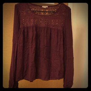 Long sleeve flowy shirt